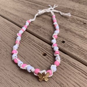 NWOT HOMEMADE BUTTERFLY NECKLACE JEWELRY SMALL BIZ